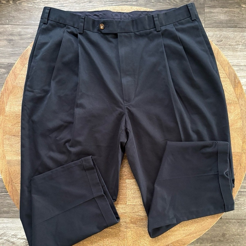 Jos.A.Bank Men's Navy Blue  Dress Pants Size 40‎